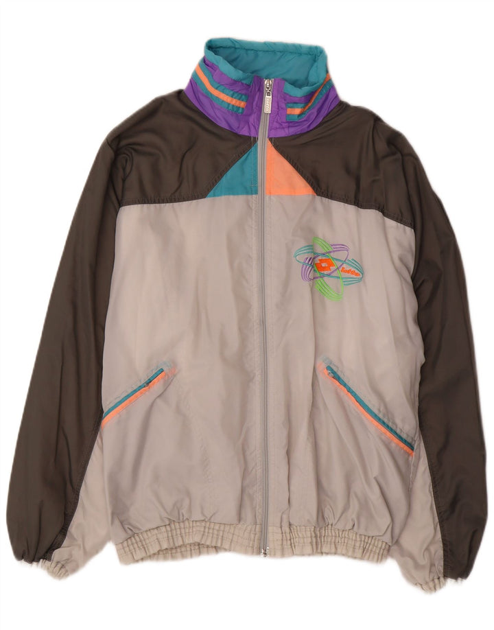 Ανδρική φόρμα Lotto Top Jacket Μεσαίο πολύχρωμο Colourblock Retro