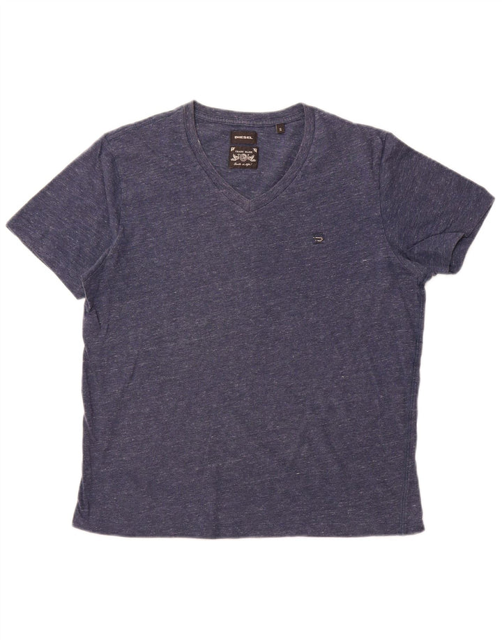 Ανδρικό T-Shirt DIESEL Top Small Navy Blue Flecked