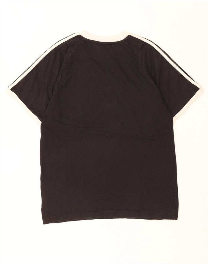 Ανδρικό T-Shirt Adidas Top Μικρό μαύρο βαμβακερό
