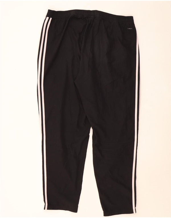 Ανδρική φόρμα ADIDAS Climalite Παντελόνι Joggers 2XL Μαύρο Πολυεστέρα
