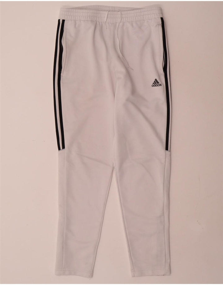 Ανδρικό παντελόνι αθλητικής φόρμας Adidas Aeroready Μεσαίο λευκό πολυεστέρα