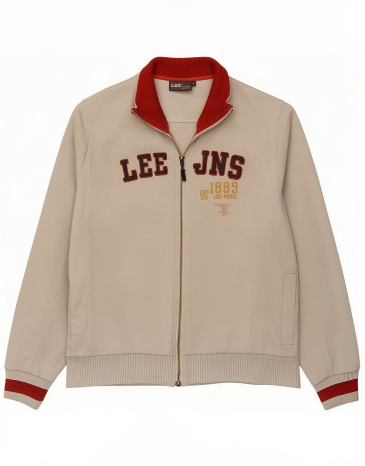 Ανδρική φόρμα Lee Graphic Top Jacket XL White Cotton