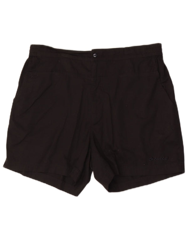 Lotto Ανδρικό σορτς Chino UK 42/44 XL W34 Μαύρο βαμβακερό
