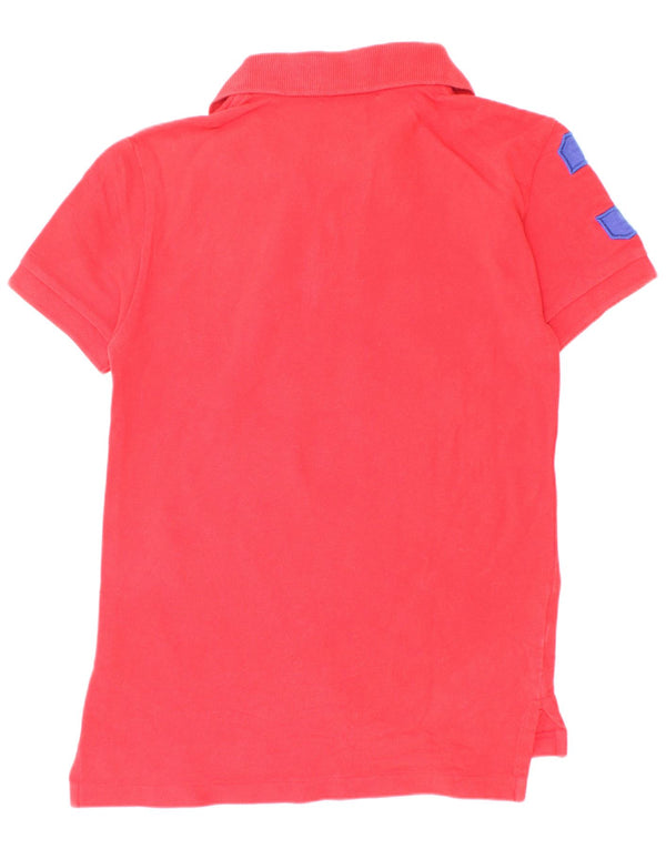 Polo Ralph Lauren Boys Graphic Rugby Polo 7-8 Years Small Red