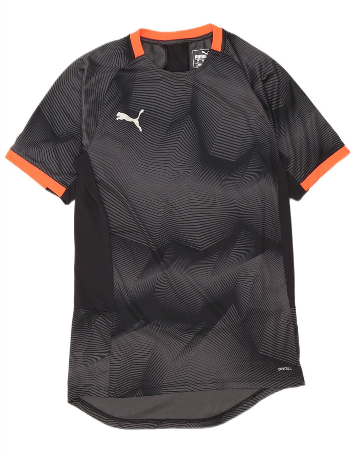 Ανδρικό T-Shirt Puma Top Μεσαίο Γκρι γεωμετρικό