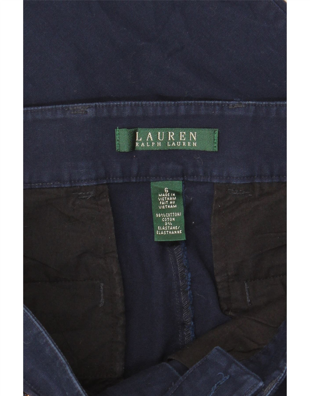 RALPH LAUREN Ανδρικό ίσιο παντελόνι Chino US 6 Medium W32 L34 Navy Blue