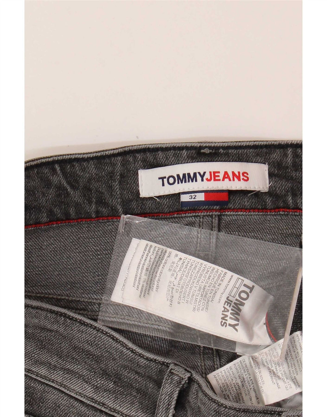 Ανδρικό τζιν σορτς Tommy Hilfiger W32 Βαμβακερό μεσαίο γκρι
