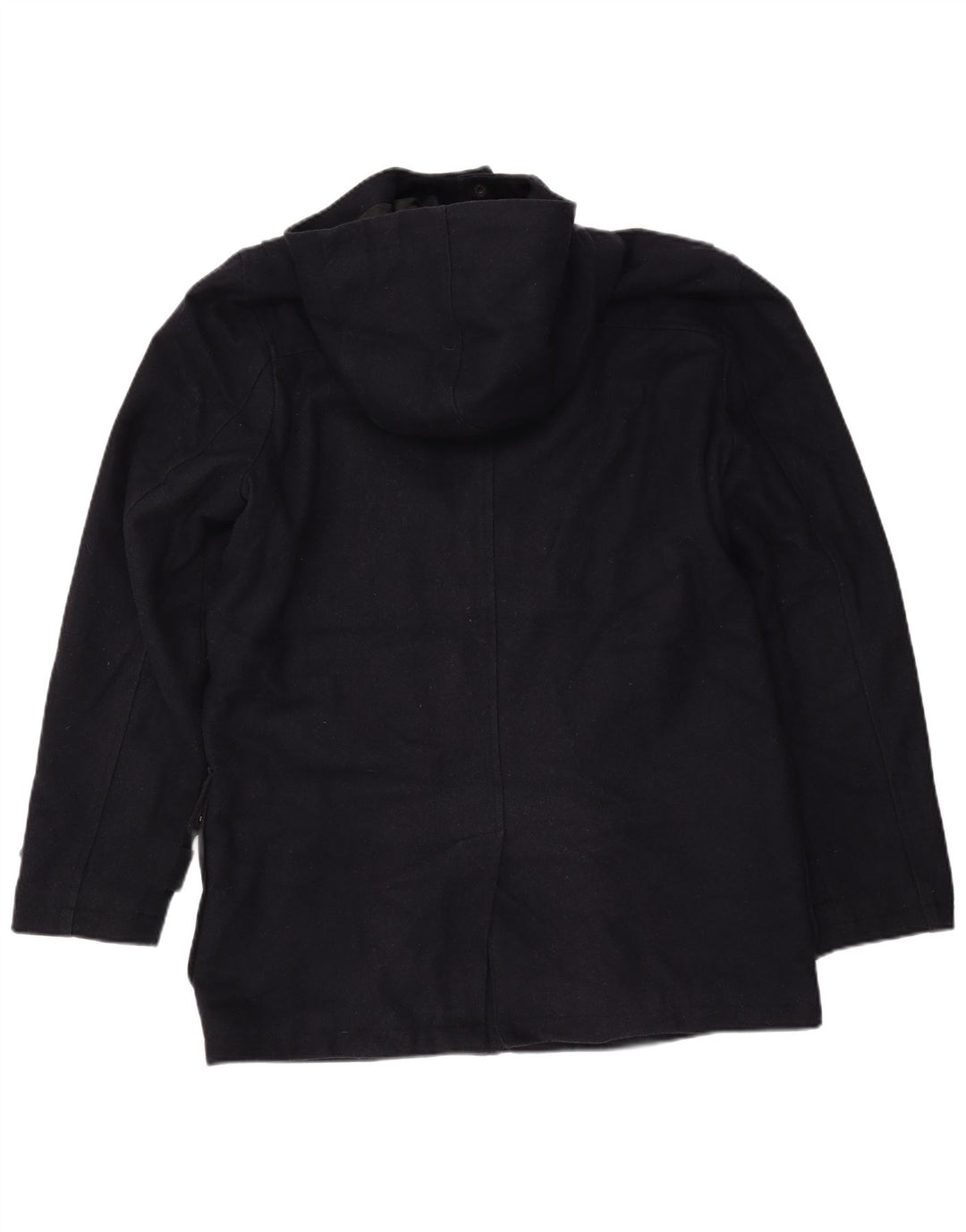 CEDARWOOD STATE Ανδρικό παλτό Duffle με κουκούλα UK 40 Large Navy Blue Polyester