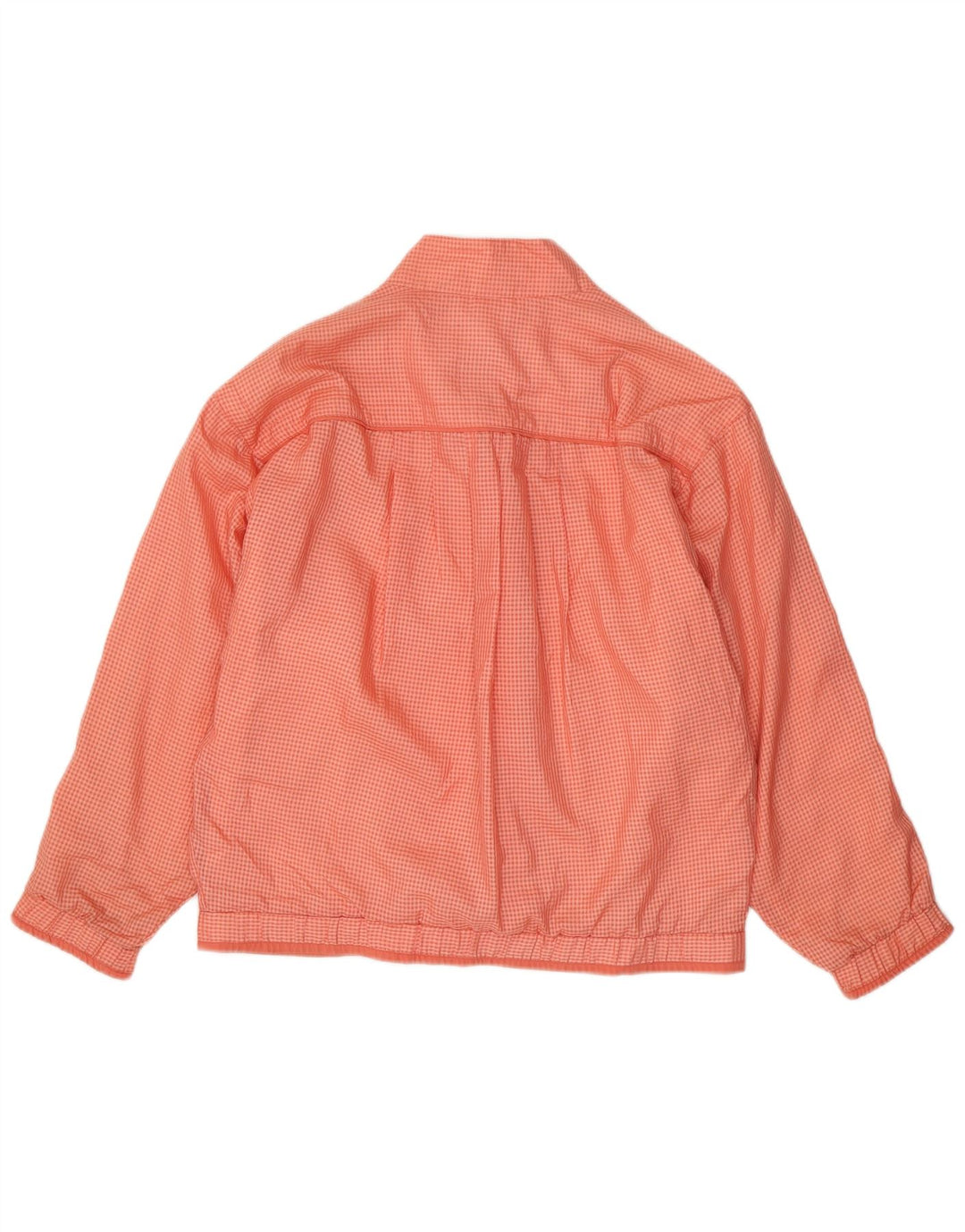 Ellesse Γυναικείο Oversized Bomber Jacket US 10 Large Pink Gingham Polyester