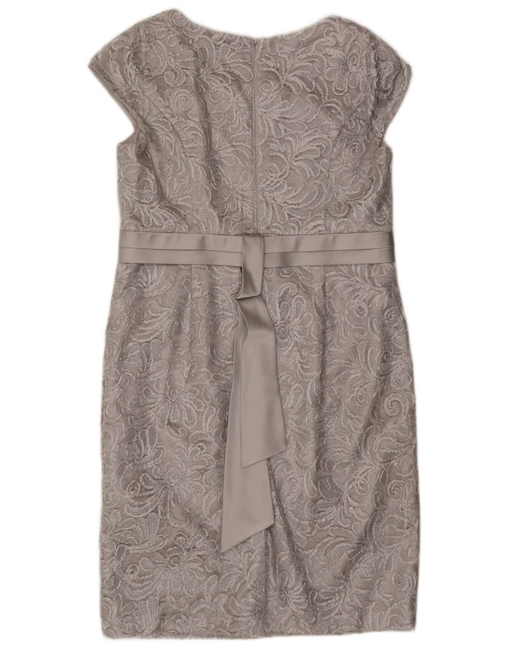 Γυναικείο φόρεμα με θήκη Jacques Vert UK 16 Large Grey Polyester