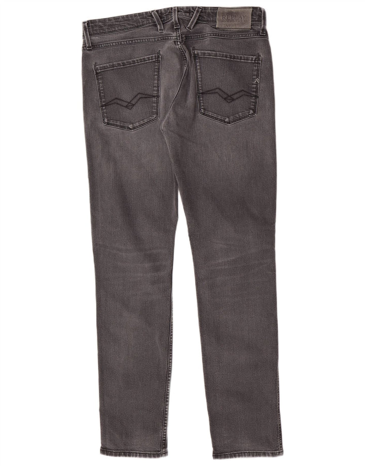 Replay Γυναικείο Slim Jeans W33 L32 Γκρι βαμβακερό