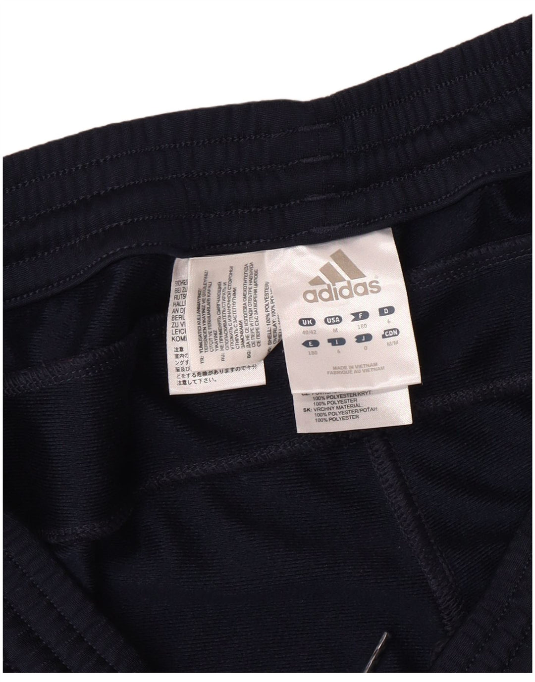 Ανδρική φόρμα ADIDAS Παντελόνι Joggers UK 40/42 Medium Navy Blue Polyester