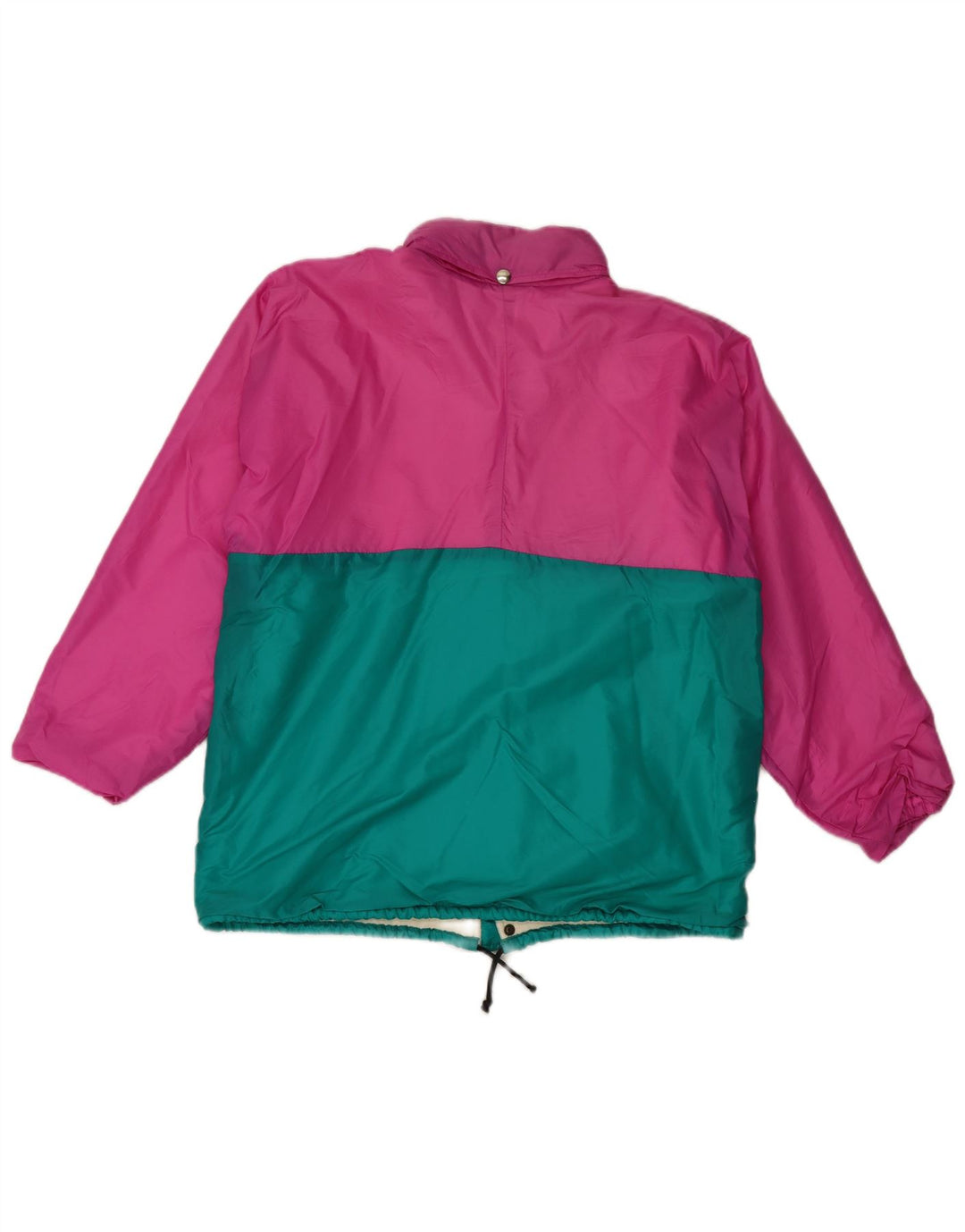 Vintage ανδρικό μπουφάν βροχής UK 38 Medium Pink Colourblock Polyester