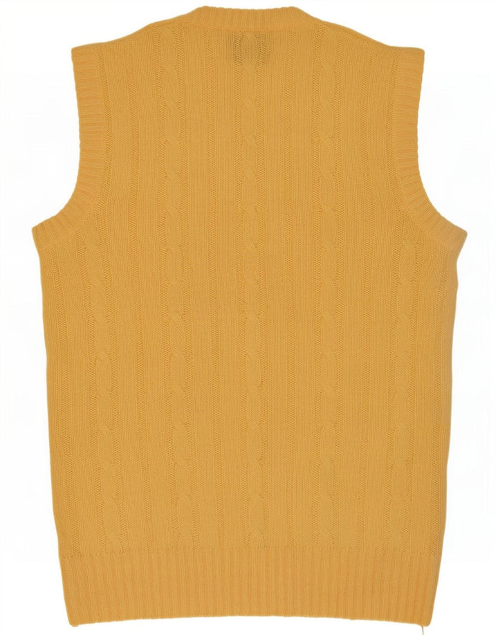 Ανδρικό γιλέκο Shetland Tank Top XL Yellow Wool
