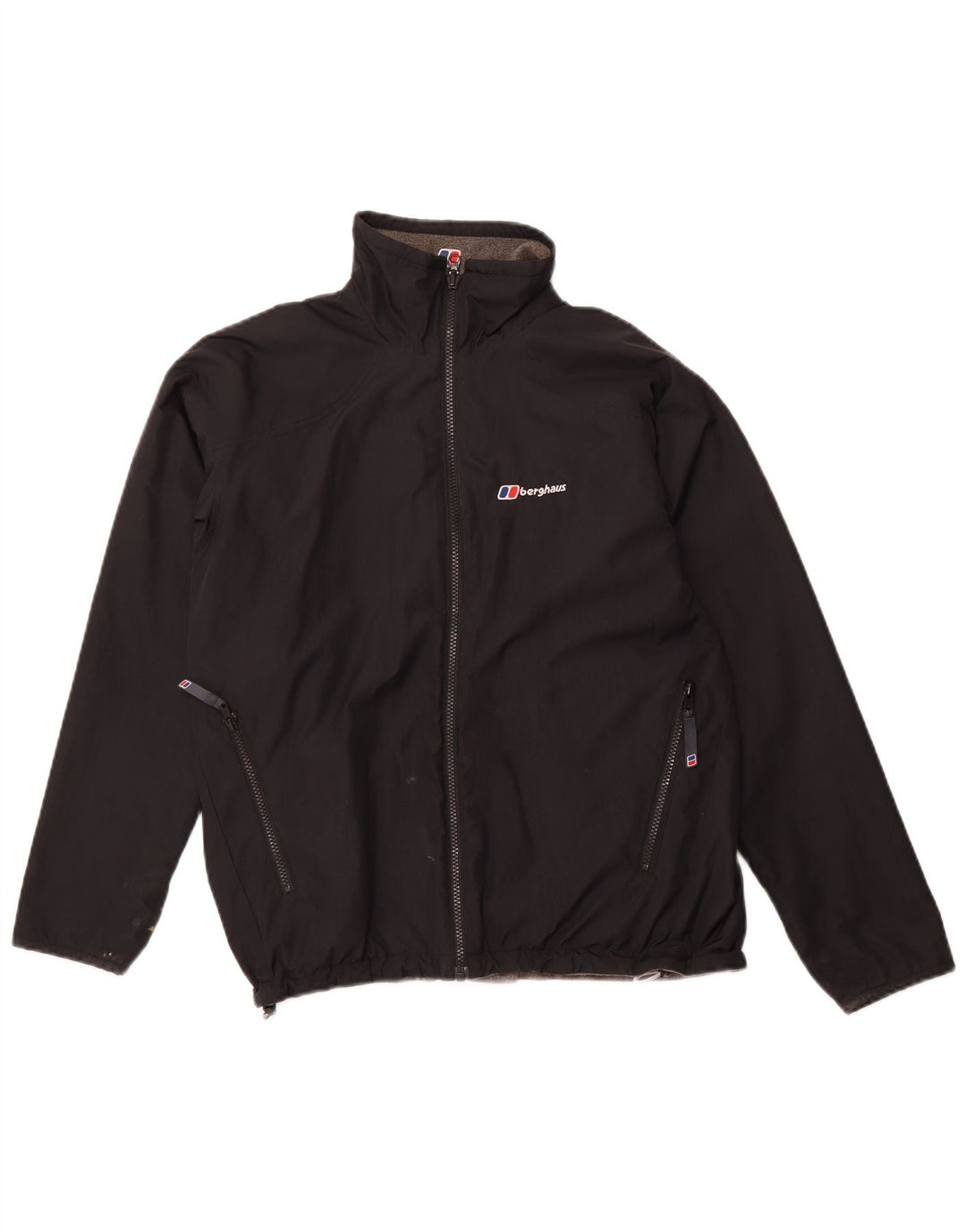 BERGHAUS Γυναικείο αναστρέψιμο μπουφάν UK 12 Μεσαίο Μαύρο Πολυεστέρας