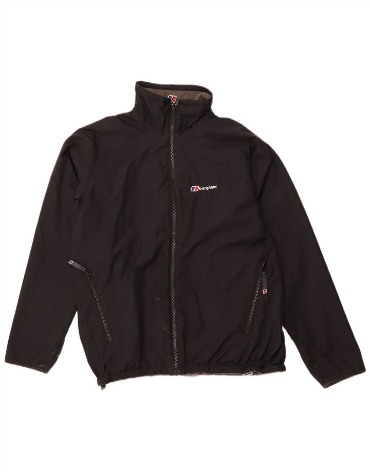 BERGHAUS Γυναικείο αναστρέψιμο μπουφάν UK 12 Μεσαίο Μαύρο Πολυεστέρας