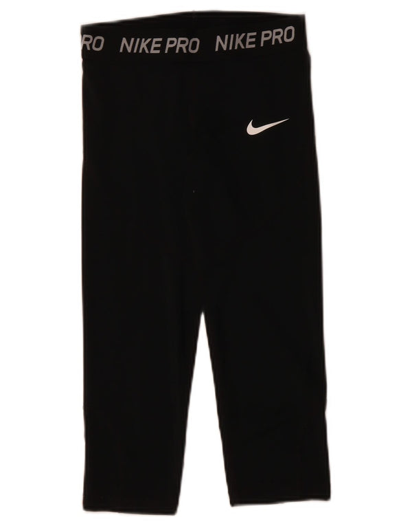 Γραφικό κολάν NIKE Girls Capri 10-11 ετών Μεσαίο μαύρο