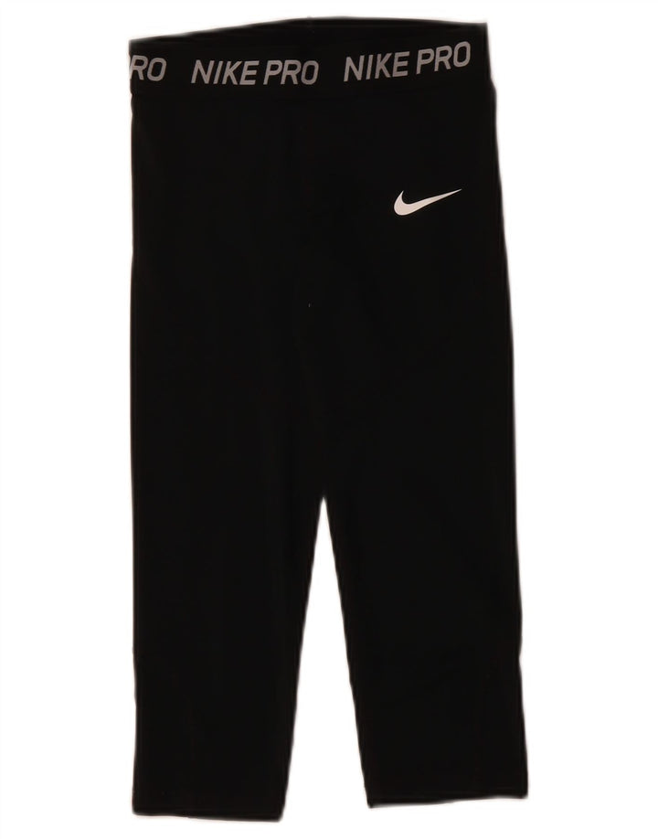 Γραφικό κολάν NIKE Girls Capri 10-11 ετών Μεσαίο μαύρο
