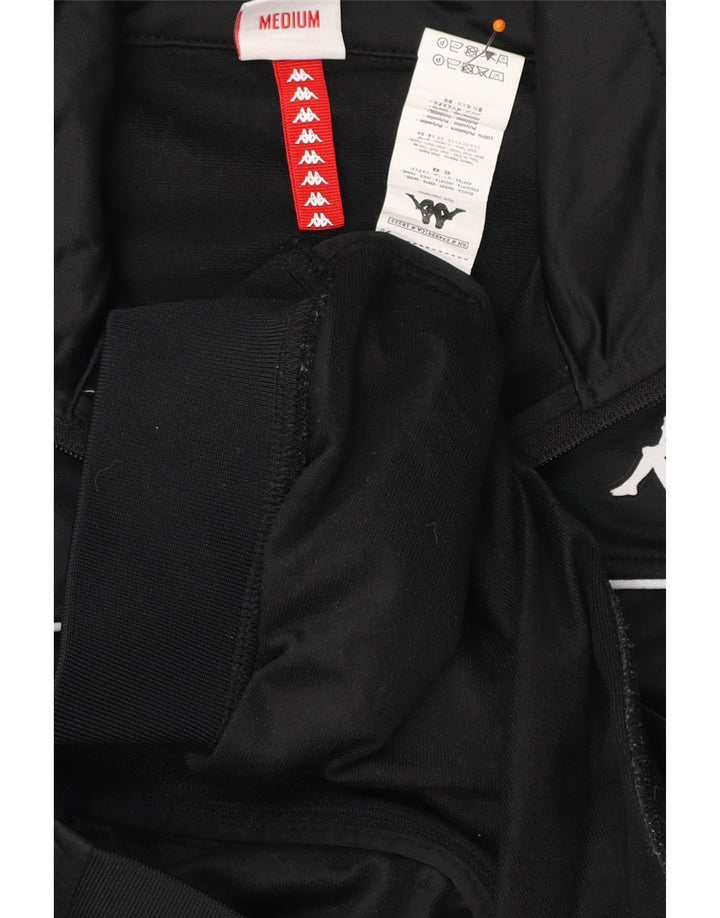 Γυναικεία φόρμα γραφικών KAPPA Top Jacket UK 14 Medium Black Colourblock