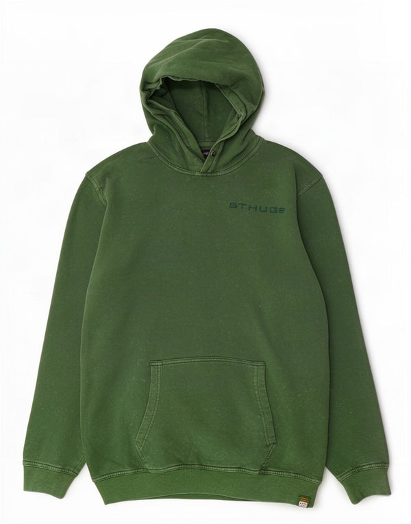 Vintage Ανδρικό Hoodie Jumper XL Πράσινο βαμβακερό