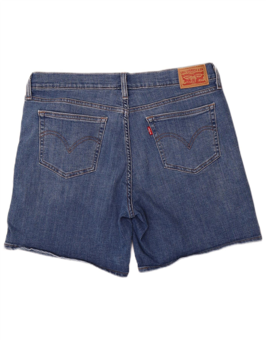Γυναικείο τζιν σορτς Levi's W30 μεσαίο μπλε βαμβακερό