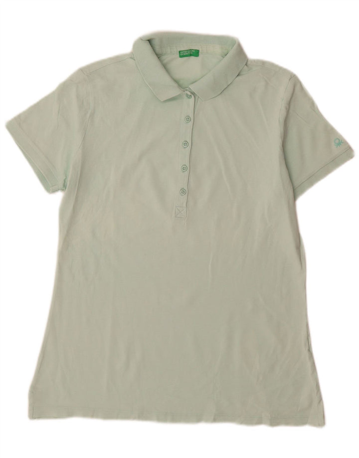 Γυναικείο μπλουζάκι πόλο Benetton UK 14 Medium Green