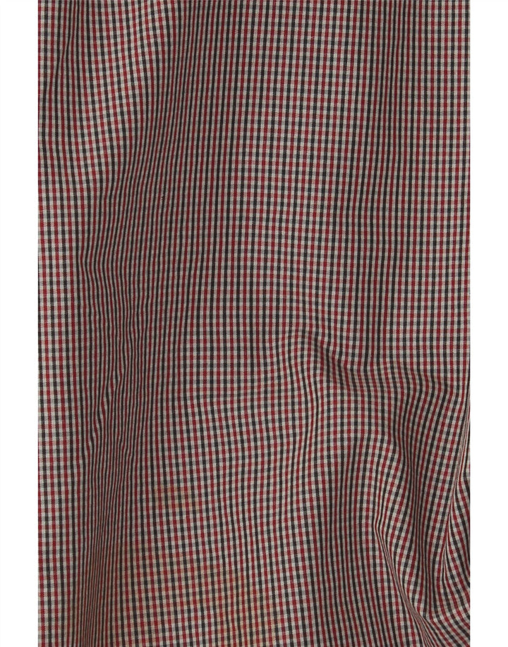 Ανδρικό μπουφάν Quiksilver Bomber UK 42 XL Red Gingham Cotton