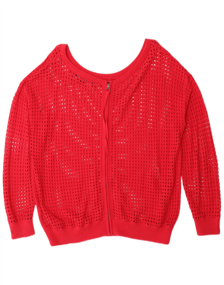 Γυναικείο πουλόβερ με ζακέτα French Connection UK 14 Medium Red