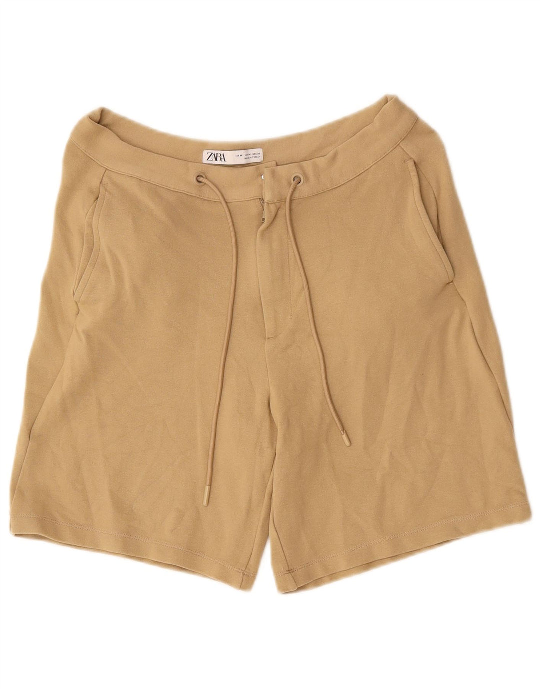Zara Γυναικείο Σορτς Chino Medium W31 Μπεζ βισκόζη