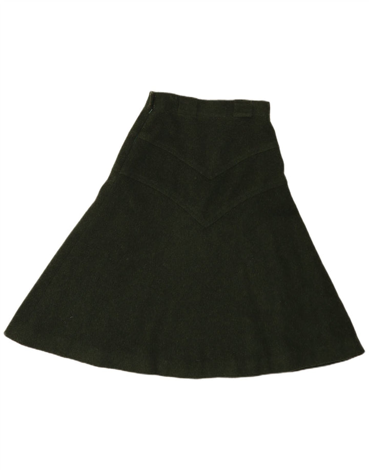Vintage Γυναικεία Φούστα A-Line IT 44 Medium W28 Green