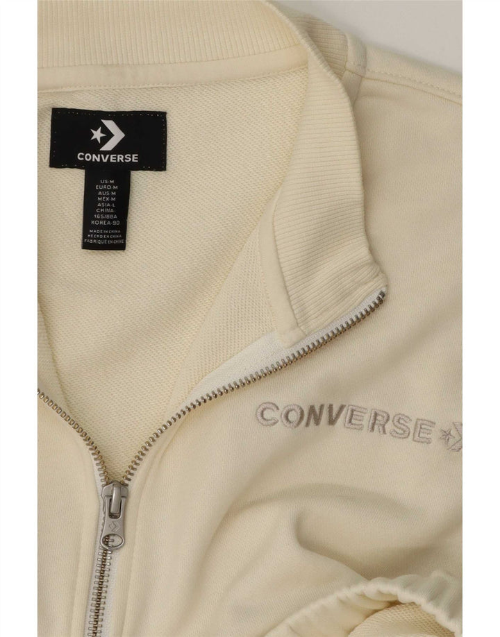 Γυναικεία αθλητική φόρμα Converse Top Jacket UK 14 Medium White