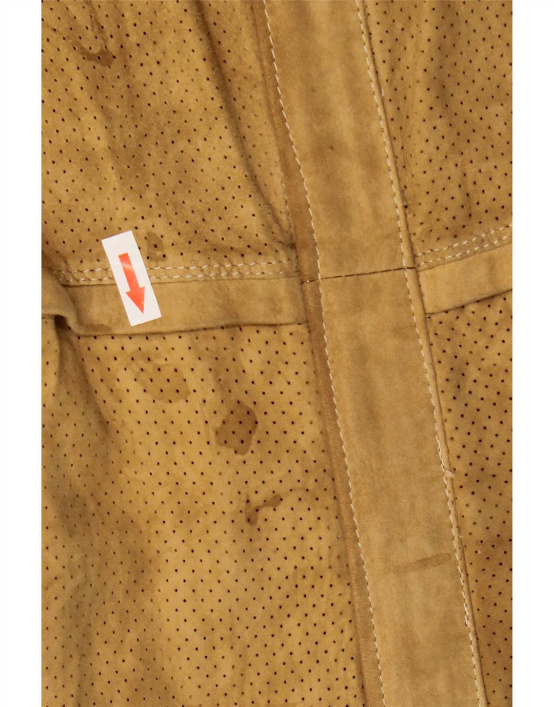 Vintage Ανδρικό Suede Jacket UK 34 XS Beige