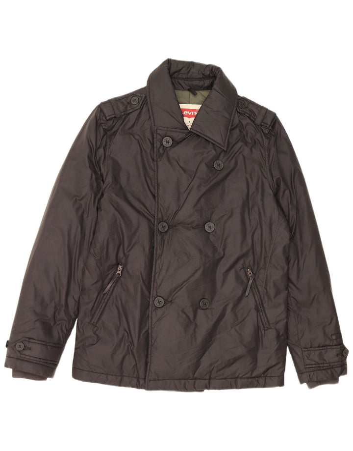 Ανδρικό στρατιωτικό μπουφάν Levi's 38 Medium μαύρο νάιλον
