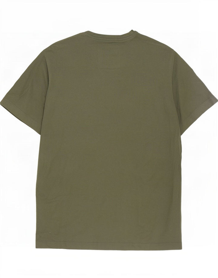 Ανδρικό T-Shirt Crew Clothing Top Μικρό Χακί Βαμβακερό