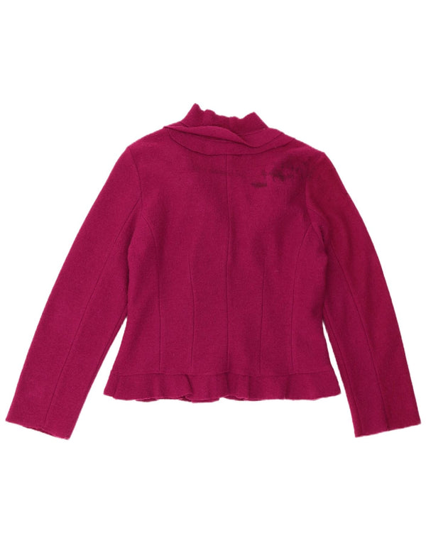 Fenn Wright Manson Γυναικείο σακάκι με 2 κουμπιά σακάκι UK 16 μεγάλο ροζ λουλουδάτο