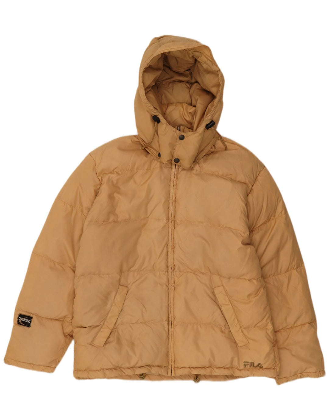 Ανδρικό μπουφάν Fila με κουκούλα IT 52 XL Beige Polyamide