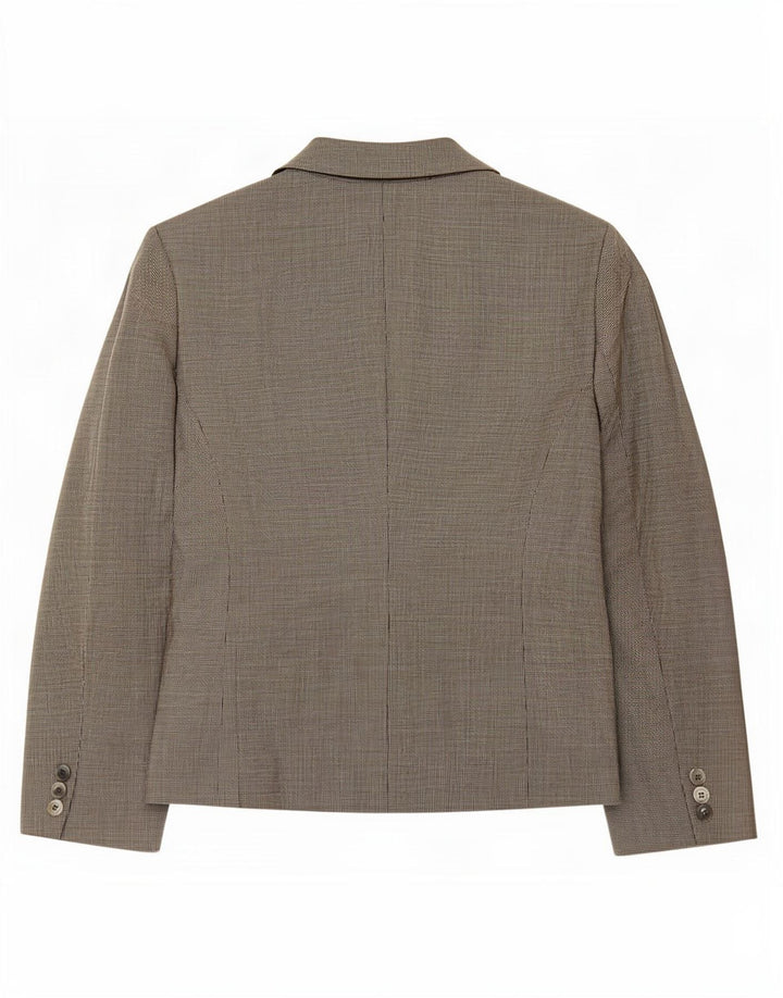 Marks & Spencer Γυναικείο μπλέιζερ με 3 κουμπιά μπουφάν UK 16 Large Grey Houndstooth