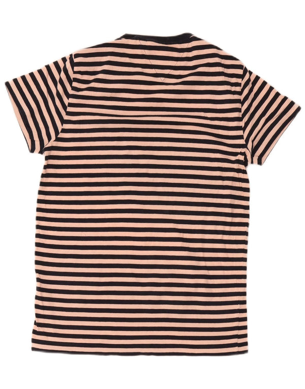 Tommy Hilfiger Γυναικείο T-Shirt φόρεμα UK 10 μικρό ροζ ριγέ