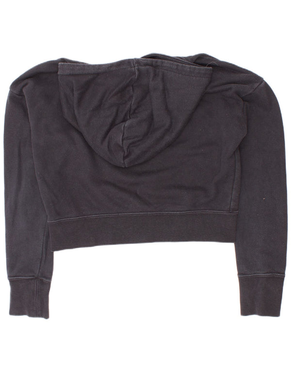 Nike Girls Crop Graphic Standard Fit Jumper με κουκούλα 10-11 ετών Μεσαίο μαύρο