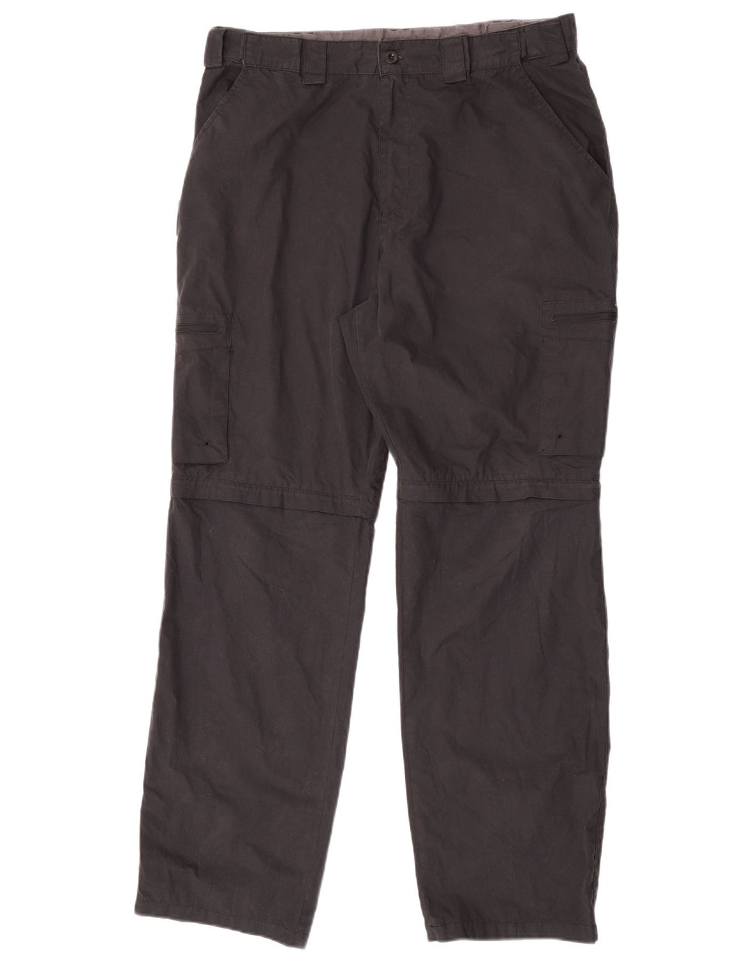 Mountain Warehouse Ανδρικό ίσιο παντελόνι Cargo W36 L31 Μαύρο πολυεστέρα