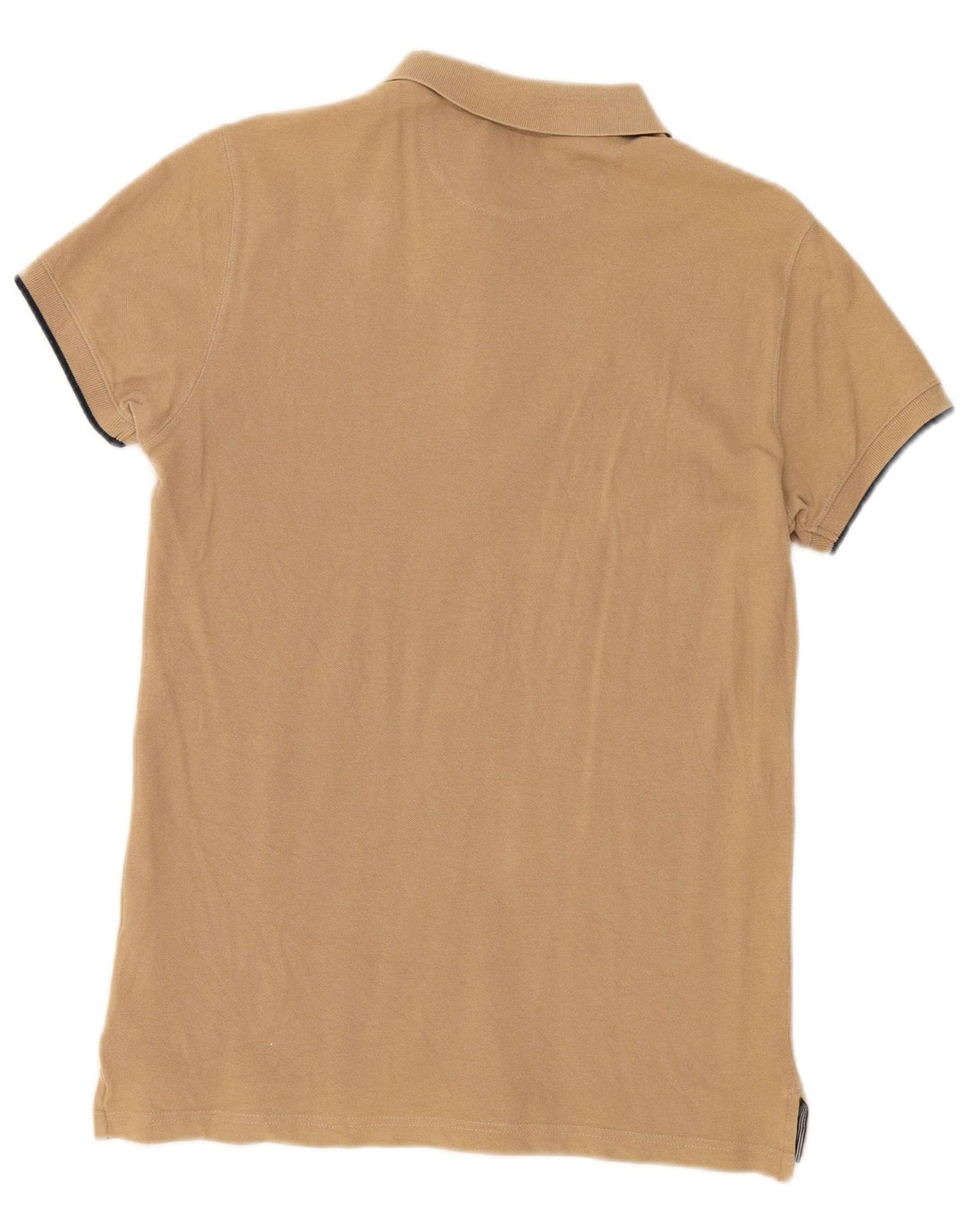 Massimo Dutti Ανδρικό πουκάμισο Polo Slim Fit Βαμβακερό μεσαίο μπεζ