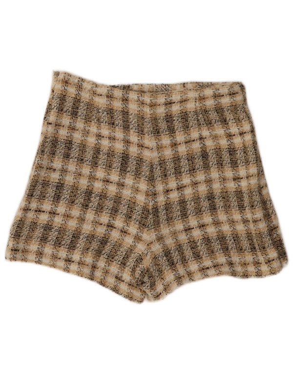 Zara Γυναικείο σορτς Casual Medium W28 Καφέ από πολυεστέρα