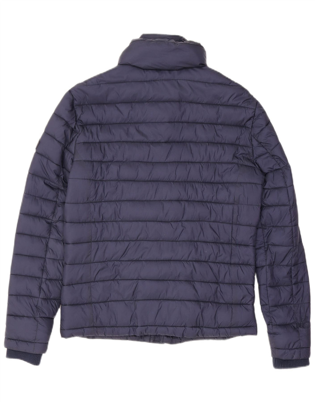 Superdry Ανδρικό μπουφάν με επένδυση UK 36 Small Navy Blue Nylon