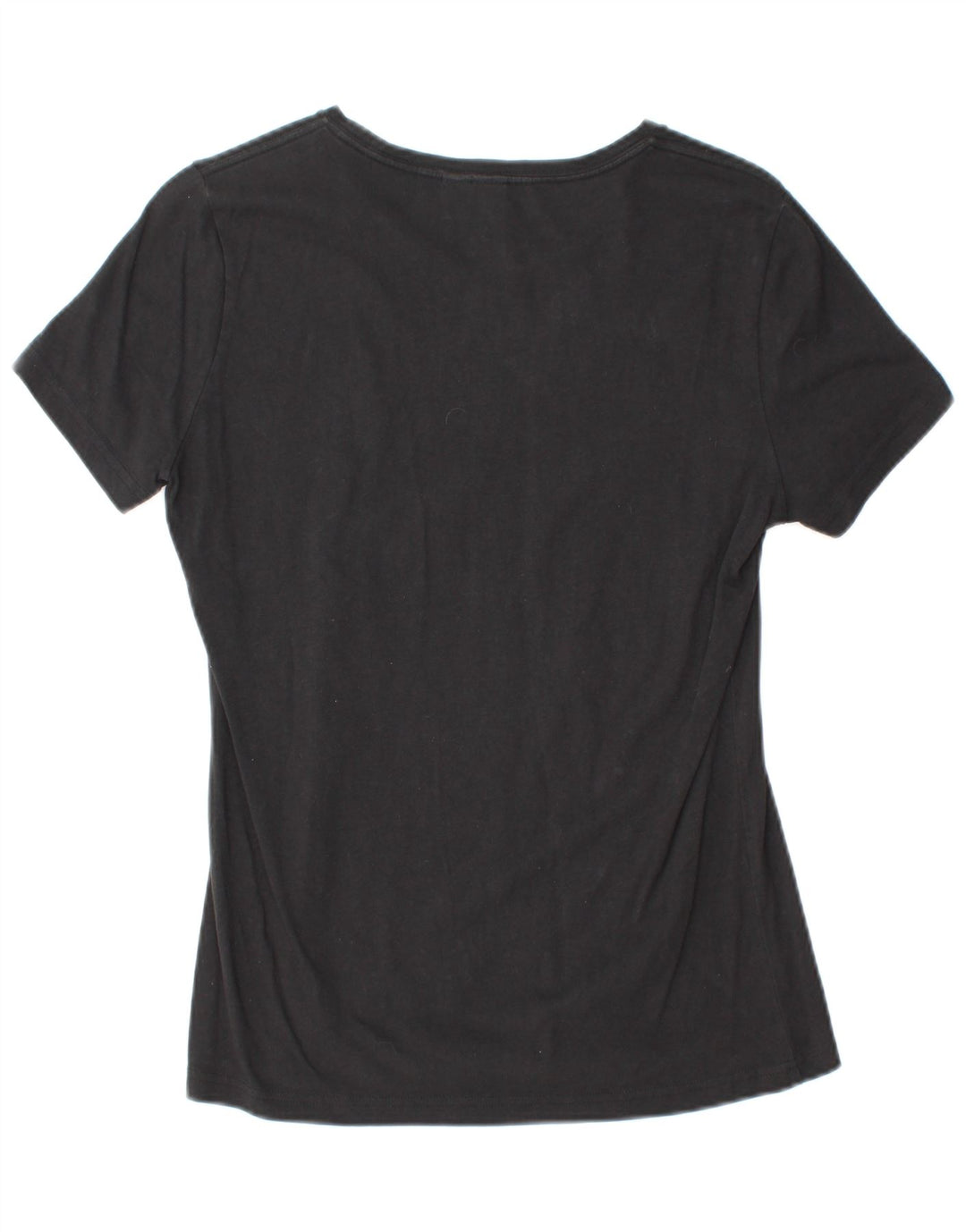 Γυναικείο γραφικό T-Shirt ADIDAS Top UK 12 Medium Black
