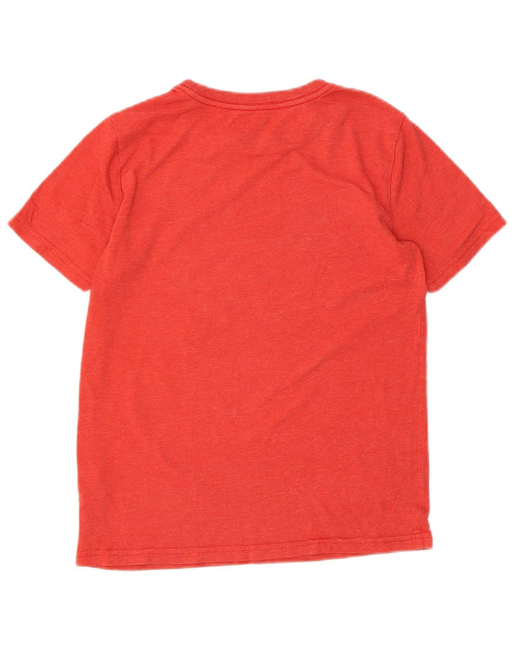 Puma Boys Graphic T-Shirt Top 10-11 ετών Μεσαίο κόκκινο βαμβακερό