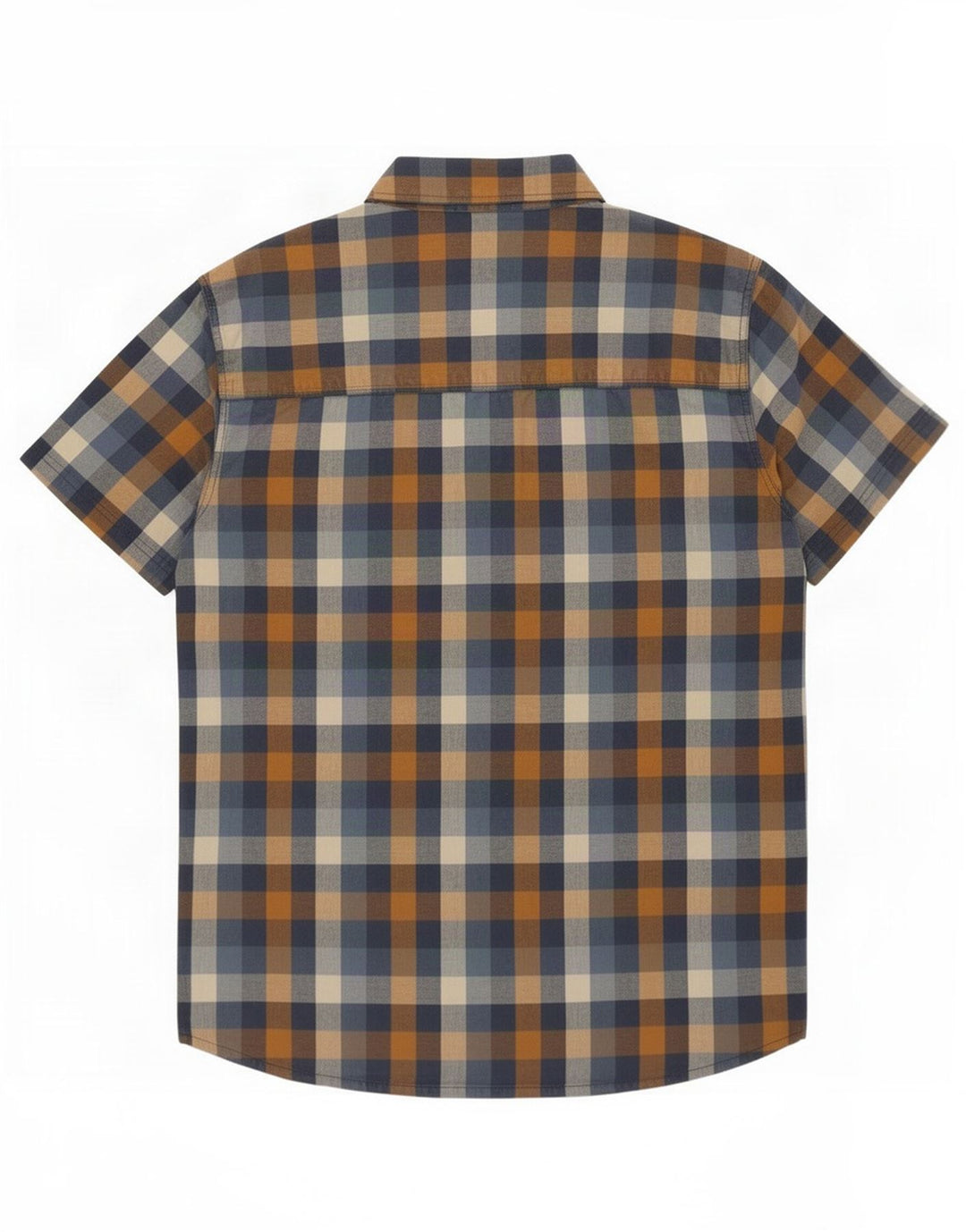 Ανδρικό πουκάμισο Mountain Warehouse XL Navy Blue Check Cotton