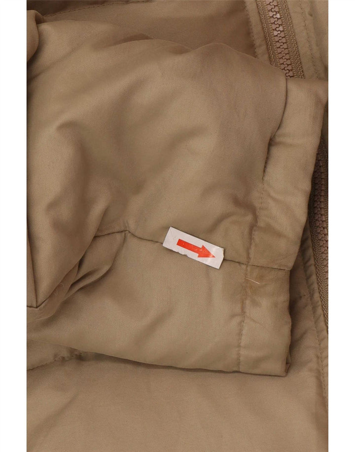 Sergio Tacchini Ανδρικό παλτό με κουκούλα UK 40 Large Beige Polyester
