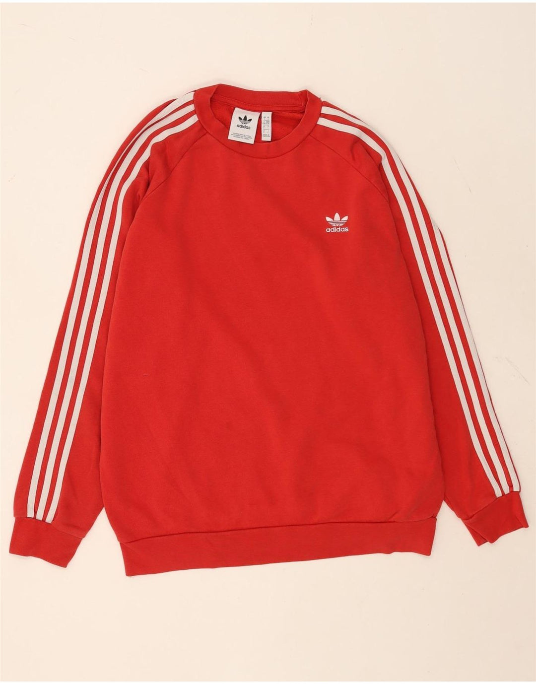 Ανδρικό φούτερ Adidas Jumper μεγάλο κόκκινο βαμβακερό