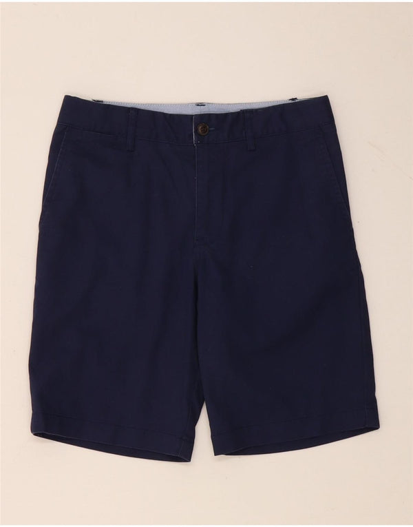 Ralph Lauren Boys Chino Short 11-12 Years W26 Navy Blue Cotton