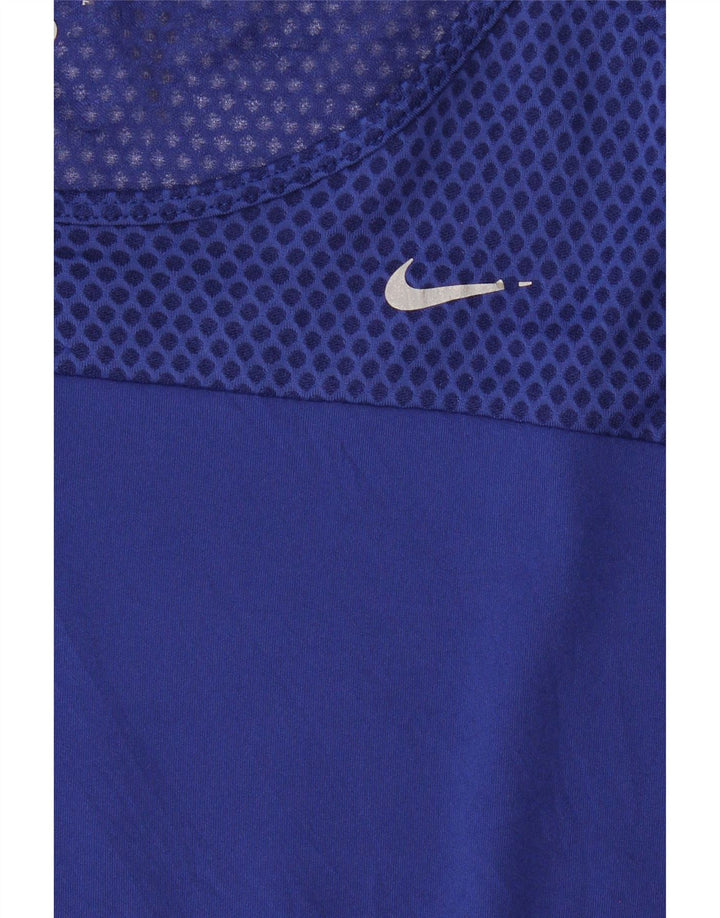 NIKE Womens Dri Fit T-Shirt Top UK 18 XL Blue Polyester Vintage Nike and Second-Hand Nike from Messina Hembry 
